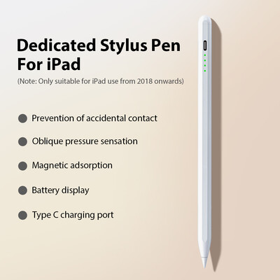 Аксесоар за таблет Stylus Pen е подходящ за Apple Pencil iPad Pro 12.9 11 10 9 7 8 9 10-то поколение Air 5 4 3 Mini 6 Touch Pen