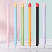 Калъф за молив за Apple Pencil 1-во 2-ро поколение за iPad Apple Pencil 1 2 Stylus Pen Защитно меко силиконово покритие Аксесоари