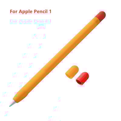 Калъф за молив за Apple Pencil 1-во 2-ро поколение за iPad Apple Pencil 1 2 Stylus Pen Защитно меко силиконово покритие Аксесоари