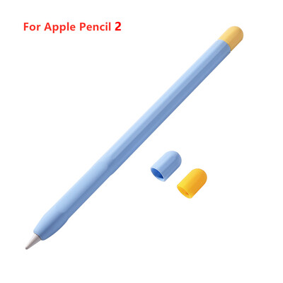 Калъф за молив за Apple Pencil 1-во 2-ро поколение за iPad Apple Pencil 1 2 Stylus Pen Защитно меко силиконово покритие Аксесоари
