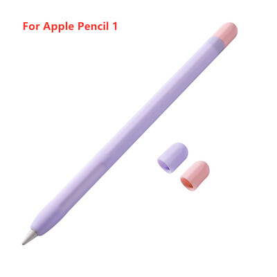 Калъф за молив за Apple Pencil 1-во 2-ро поколение за iPad Apple Pencil 1 2 Stylus Pen Защитно меко силиконово покритие Аксесоари