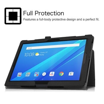 Για Lenovo Tab 4 10 TB-X304F TB-X304N TB-X304L Θήκη Foilo Stand PU Δερμάτινο κάλυμμα Tab 4 Plus 10 TB-X704N TB-X704F TB-X704L Funda