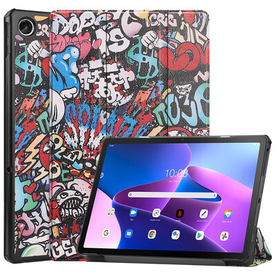 Za Lenovo Tab K10 Pro Cover TB223FC TB226XC Slatko oslikani kožni stalak, tvrdi omot za Lenovo K10 Pro Case Kids 10,6 inča