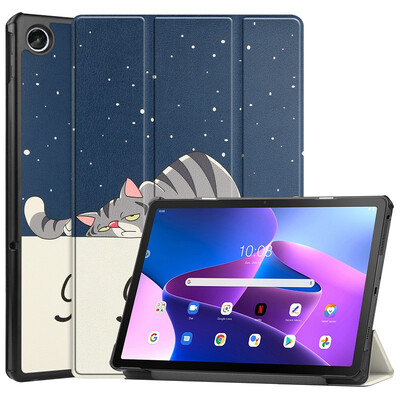 Za Lenovo Tab K10 Pro Cover TB223FC TB226XC Slatko oslikani kožni stalak, tvrdi omot za Lenovo K10 Pro Case Kids 10,6 inča