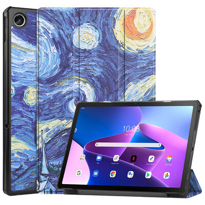 Za Lenovo Tab K10 Pro Cover TB223FC TB226XC Slatko oslikani kožni stalak, tvrdi omot za Lenovo K10 Pro Case Kids 10,6 inča