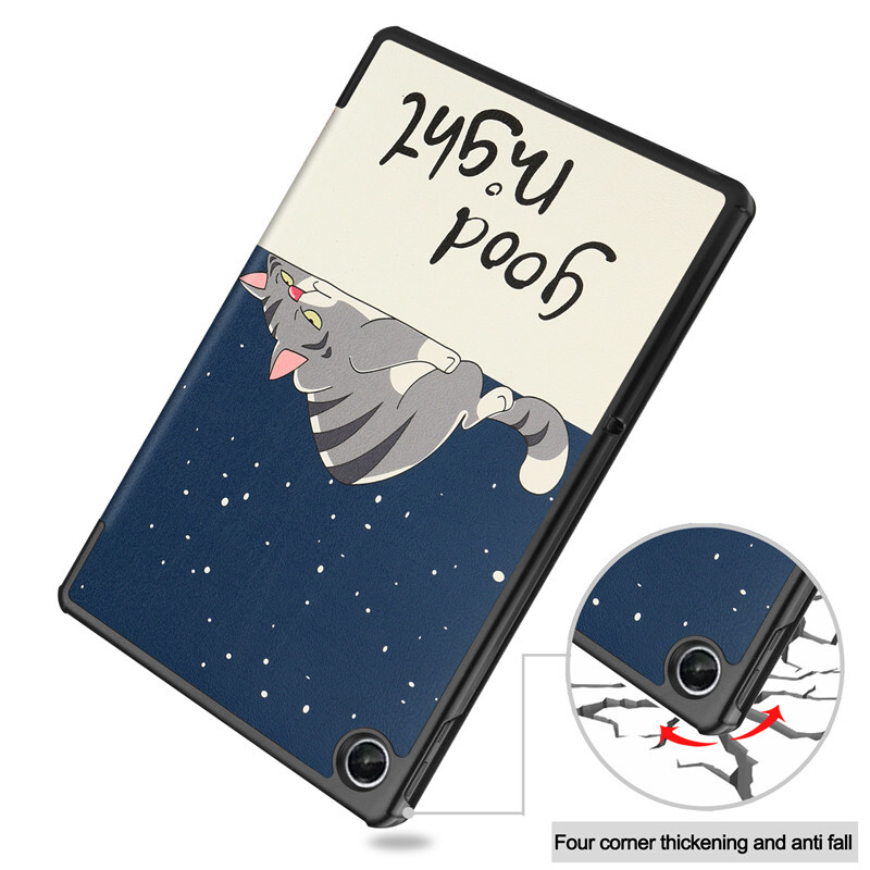 Za Lenovo Tab K10 Pro Cover TB223FC TB226XC Slatko oslikani kožni stalak, tvrdi omot za Lenovo K10 Pro Case Kids 10,6 inča