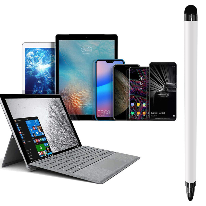 Накрайници за писалка с двоен сензорен екран Чувствителен капацитивен сензорен екран Стилус писалка за iPad телефон Аксесоар за таблет Алуминиева сплав