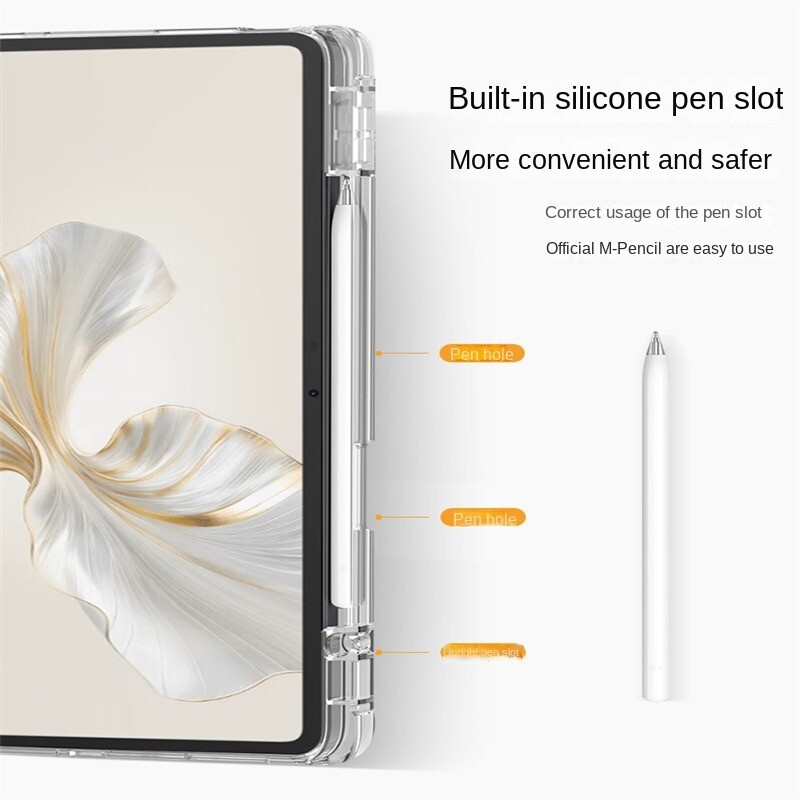 За Huawei Honor Pad 9 12,1 инча 2024 Магнитен калъф за стойка за смарт таблет за Honor Pad 9 HEY2-W09 W19 с калъф за молив