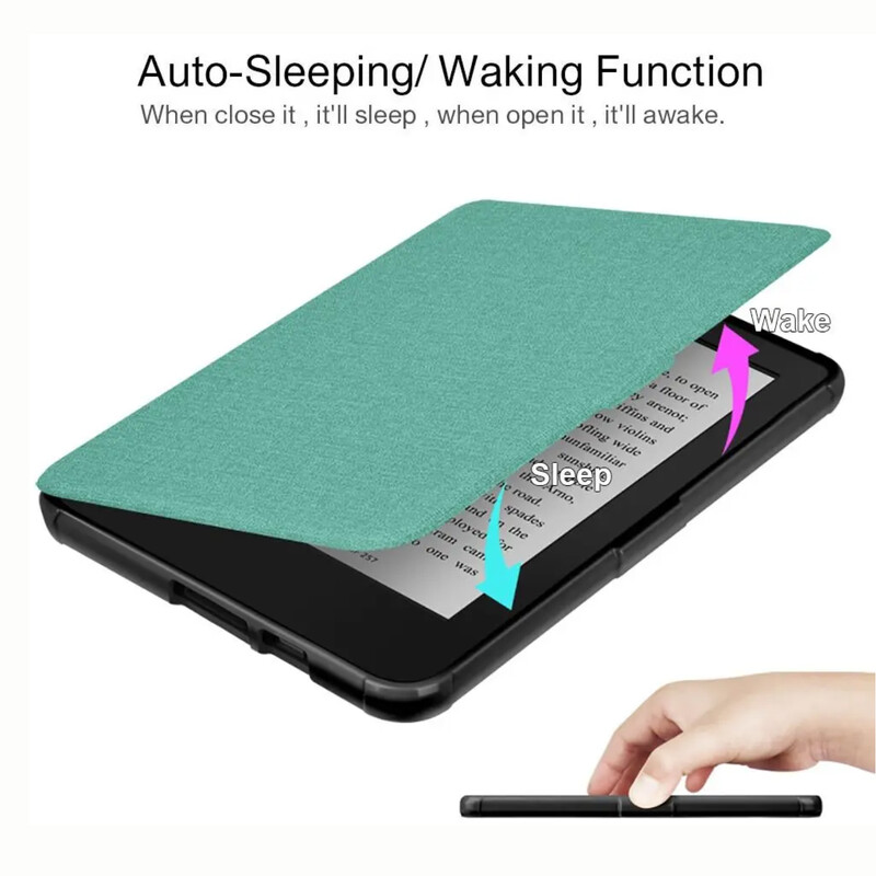 Kobo Clara Color BW 2024 2E ümbris koos käsirihma hoidiku rihmaga 6-tolline Sleep Wake e-raamatu kaas N367 N365 N506 Capa Funda Hoesje