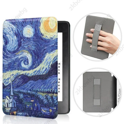 Printed Shell Case za Kindle Paperwhite 7th 6th 5th Generation 2015 2013 2012 Release DP75SDI EY21 Magnetic Smart Sleep Cover