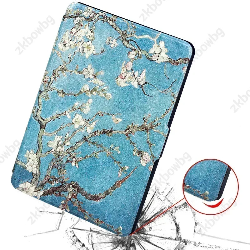Printed Shell Case za Kindle Paperwhite 7th 6th 5th Generation 2015 2013 2012 Release DP75SDI EY21 Magnetic Smart Sleep Cover