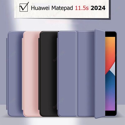 Pentru 2024 Noul Huawei MatePad 11 5 S Hârtie mată Husă din piele PU Suport tabletă Husă de protecție Huawei Mate Pad 11.5 S 11.5S