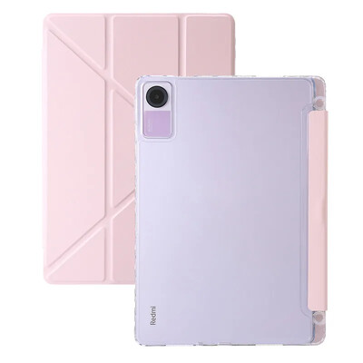 Za Xiaomi Redmi Pad SE Case 11" Smart Folio PU kožna akrilna tvrda stražnja maska sa postoljem za Redmi Pad SE Case s držačem za olovke