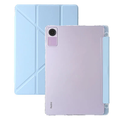 Za Xiaomi Redmi Pad SE Case 11" Smart Folio PU kožna akrilna tvrda stražnja maska sa postoljem za Redmi Pad SE Case s držačem za olovke