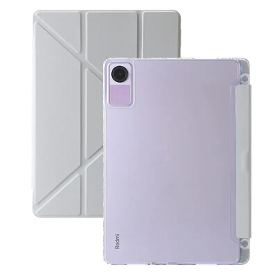 Za Xiaomi Redmi Pad SE Case 11" Smart Folio PU kožna akrilna tvrda stražnja maska sa postoljem za Redmi Pad SE Case s držačem za olovke