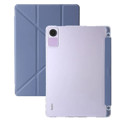 Za Xiaomi Redmi Pad SE Case 11" Smart Folio PU kožna akrilna tvrda stražnja maska sa postoljem za Redmi Pad SE Case s držačem za olovke
