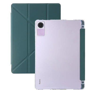 Za Xiaomi Redmi Pad SE Case 11" Smart Folio PU kožna akrilna tvrda stražnja maska sa postoljem za Redmi Pad SE Case s držačem za olovke