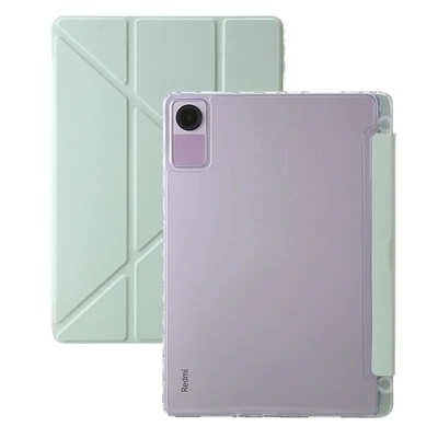 Za Xiaomi Redmi Pad SE Case 11" Smart Folio PU kožna akrilna tvrda stražnja maska sa postoljem za Redmi Pad SE Case s držačem za olovke