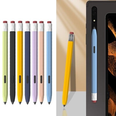 Калъф за писалка за Samsung Galaxy Tab S Pen за Samsung Tab S7 S8 S9 течен силиконов калъф за молив за стилус