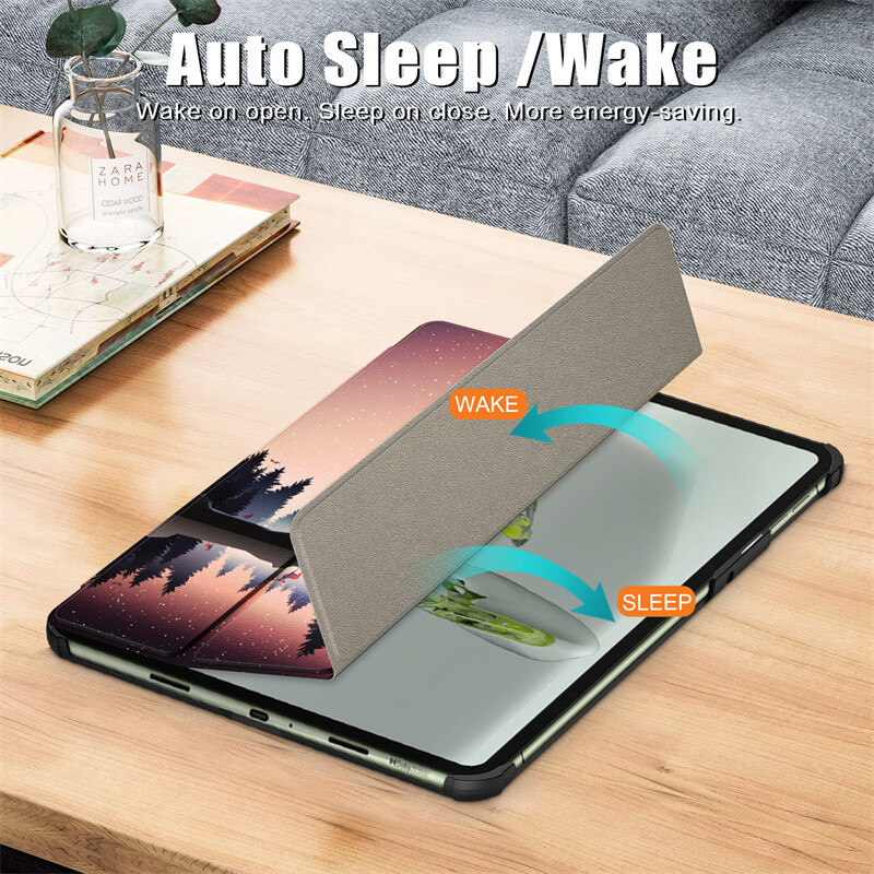 Za Oppo Pad Neo 2024 Case 11,4 inča PU kožna preklopna torbica s magnetskim pametnim tabletom za Oppo Pad Neo OnePlus Pad Go Cover Kids