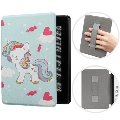 За Kindle Paperwhite 2024 (12-то поколение) Colorsoft калъф 7-инчов eReader Cover TPU защитна обвивка с поддръжка на ръката Auto Wake/Sleep