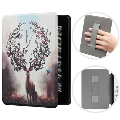 За Kindle Paperwhite 2024 (12-то поколение) Colorsoft калъф 7-инчов eReader Cover TPU защитна обвивка с поддръжка на ръката Auto Wake/Sleep