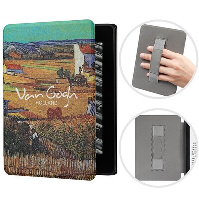 За Kindle Paperwhite 2024 (12-то поколение) Colorsoft калъф 7-инчов eReader Cover TPU защитна обвивка с поддръжка на ръката Auto Wake/Sleep