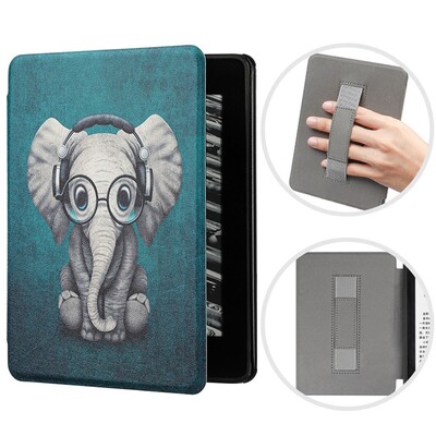 За Kindle Paperwhite 2024 (12-то поколение) Colorsoft калъф 7-инчов eReader Cover TPU защитна обвивка с поддръжка на ръката Auto Wake/Sleep