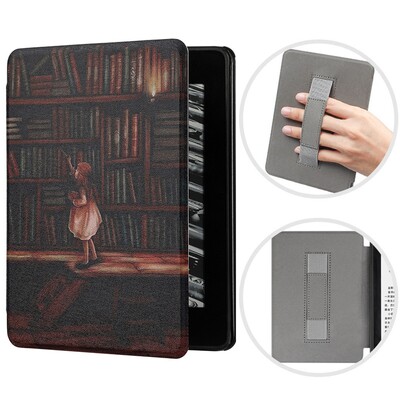 За Kindle Paperwhite 2024 (12-то поколение) Colorsoft калъф 7-инчов eReader Cover TPU защитна обвивка с поддръжка на ръката Auto Wake/Sleep
