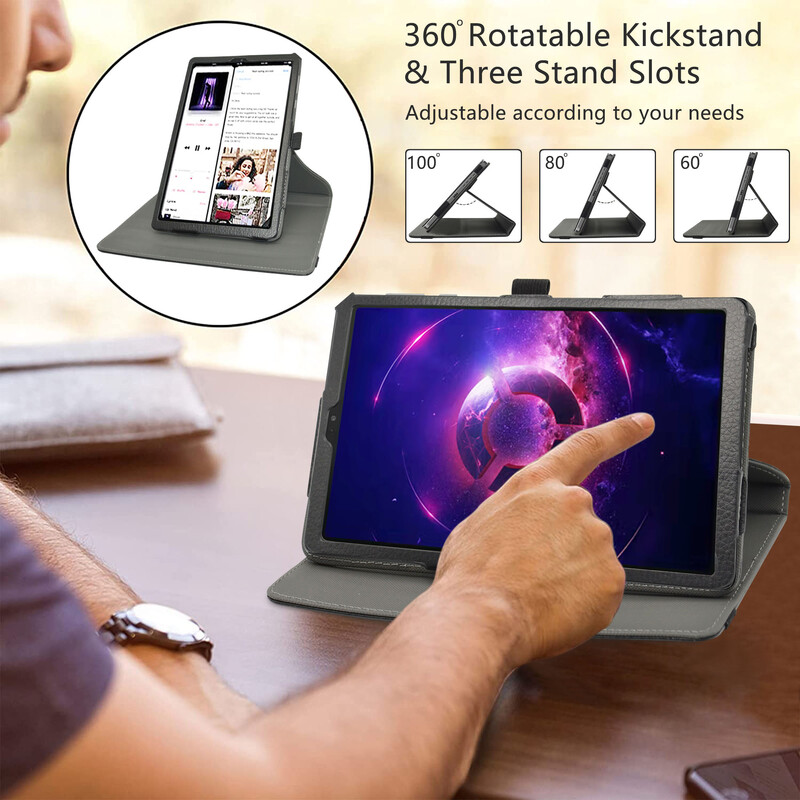 PU kožne navlake za 8,8" Lenovo Legion Tab TB320FC tablet, torbica koja se okreće za 360 stupnjeva