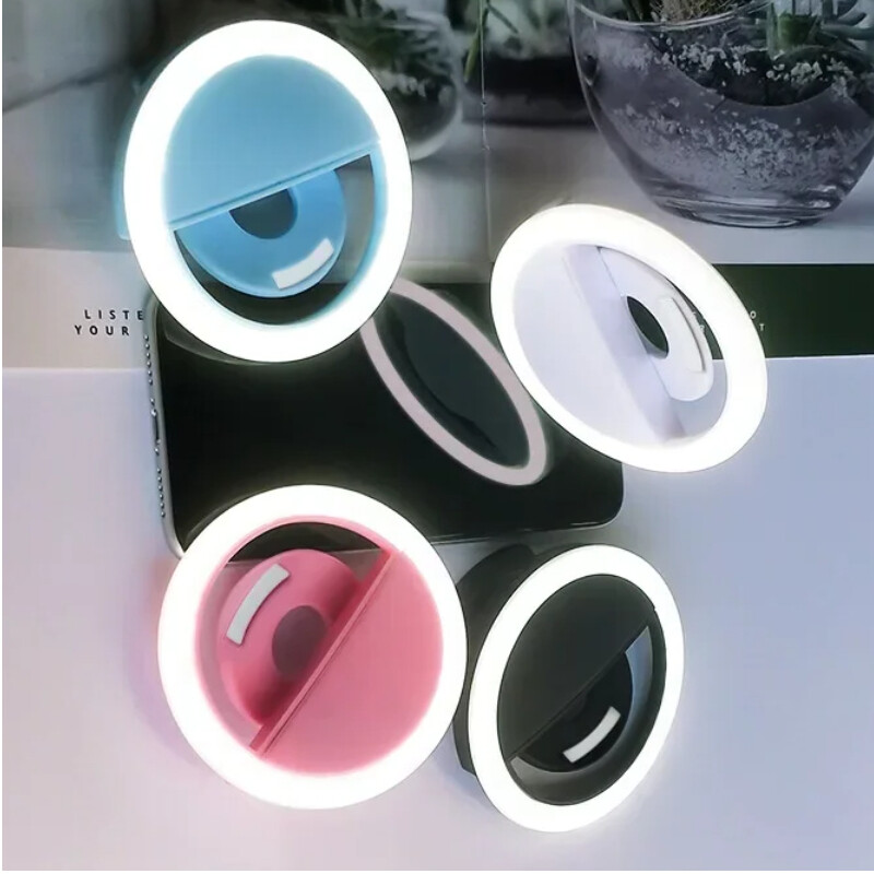 Led svjetlo za selfie Prsten za objektiv mobilnog telefona Selfie lampa 4 razine podesive svjetline Prijenosno punjivo svjetlo za Selfie prsten za punjenje