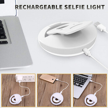 Led Selfie Ring Light Selfie Ringlamp Mobile Telefoon Led Lamp Foto Beauty Video Lightfor Universele phone Accessories