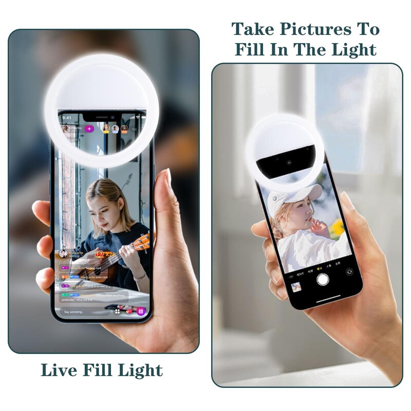 Led Selfie prstenasto svjetlo Selfie Ringlamp Mobiele Telefon Led lampa Foto Beauty Video Lightfor Universele phone Accessoires
