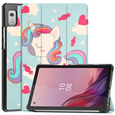 Za Lenovo Tab M9 TB310FU 2023 kućište 9 inča Slatki jednorog leptir oslikan tvrda stražnja školjka tableta za Lenovo Tab M9 Cover Kids