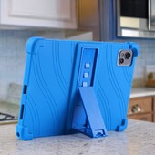 Калъф за таблет Blackview Tab 12/12Pro, устойчив на удари, силиконов капак на стойката