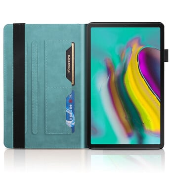 Για Samsung Galaxy Tab S5e S5 e Case 10 5 ιντσών Χαριτωμένη 3D δερμάτινη θήκη με ανάγλυφο λουλούδι PU για Galaxy Tab S5e SM-T725 Κάλυμμα tablet