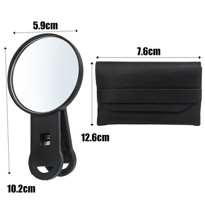 Selfie Reflector Mirror Svjetlo za punjenje mobilnog telefona sa stabilnom kopčom Univerzalno stražnje selfie Clip Mirror Svjetlo za selfije za fotografiranje