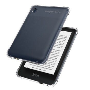 Clear Case for Tolino Shine Color/Shine 5/Shine4 e-Reader - Εξαιρετικά λεπτό ελαφρύ διαφανές εύκαμπτο μαλακό πίσω κάλυμμα από σιλικόνη