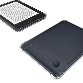 Clear Case for Tolino Shine Color/Shine 5/Shine4 e-Reader - Εξαιρετικά λεπτό ελαφρύ διαφανές εύκαμπτο μαλακό πίσω κάλυμμα από σιλικόνη