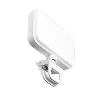 Žarulja za punjenje LED svjetlo za selfije 1000 Mah punjivo svjetlo za video konferencije s štipaljkom 3 načina osvjetljenja za mobitel tablet prijenosno računalo