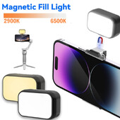 Mini magnetsko dopunsko svjetlo za DJI Insta360 Dodaci za ručne kamere Podesivo 6500K LED video svjetlo Svjetlo za selfie mobilni telefon