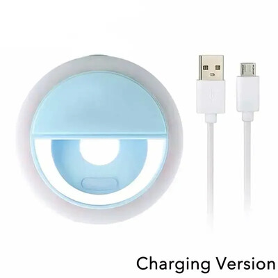 USB Charge Led Selfie Ring Light Objektiv mobilnog telefona Selfie lampa za iPhone Samsung Xiaomi POCO telefon Prijenosno Selfie svjetlo