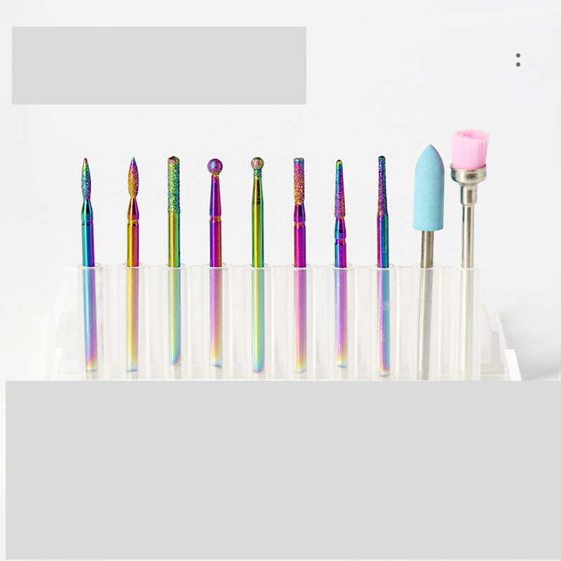 Nagų poliravimo mašina, universali poliravimo galvutė, nagų šalinimas, negyvos odos poliravimas, dulkių valymas, mažų kišenių rinkinys, spalvingas volframo plienas