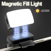 Нова магнитна мини запълваща светлина, многофункционална LED видео лампа за селфи с шест нива, акумулаторна магнитна джобна запълваща лампа