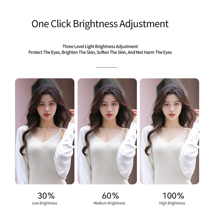 Mini kružno svjetlo za punjenje Mobilni telefon Snimanje fotografija Live Streaming USB Punjenje Led Selfie Ring Light Za Iphone Xiaomi Samsung