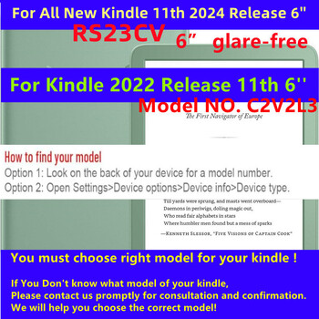 Έξυπνη θήκη με ζώνη χειρός για νέο Kindle 11th 2024 6\'\' RS23CV / 2022 Έκδοση 11th 6 ιντσών E-reader Ebook Auto Wake Sleep Cover