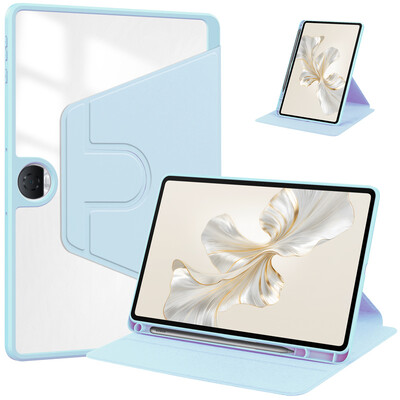 Futrola za Honor Pad 9 Tablet Cover 360 rotirajući akrilni tvrdi stalak Cover za Funda Honor Pad 9 12.1 inčna torbica s držačem za olovku
