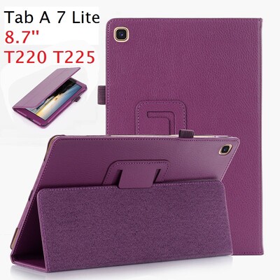 Husa Stand pentru Samsung Galaxy Tab A7 Lite 2021 8.7 T220 T225 Husa Magnetica Smart PU Funda pentru Samsung A7 Lite 8.7 T220 Husa