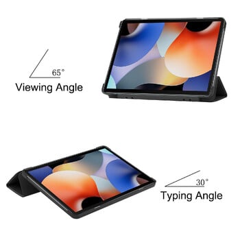 Θήκη για Blackview Tab 7 Pro 10,1 ιντσών Tri-fold Smart Case PU Θήκη σκληρής πλάτης Κάλυμμα θήκης για Blackview Tab 7 Pro