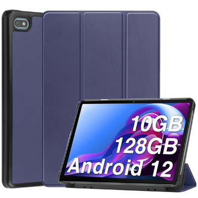 Torbica za Blackview Tab 7 Pro 10,1 inča Tri-Fold Smart Tablet torbica PU tvrda stražnja torbica Tanak držač Poklopac za Blackview Tab 7 Pro